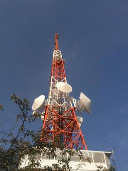 湘南平 テレビ塔 テレビ塔,電波塔,タワーの写真素材
