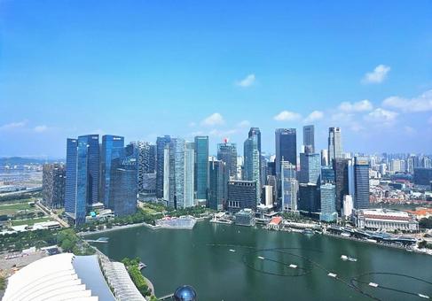 シンガポール 都市風景 シンガポール 都市風景 シンガポール,金融街,都市風景の写真素材