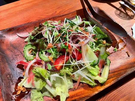 野菜サラダ 野菜サラダ 居酒屋メニュー,居酒屋,サラダの写真素材