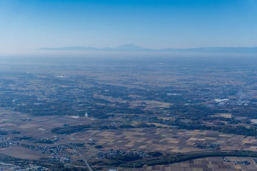 筑波山　男体山山頂からの富士山 富士山,筑波山,男体山の写真素材