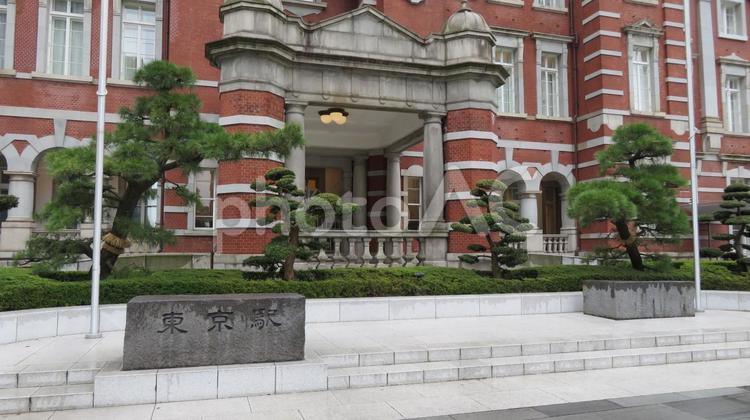 東京駅　丸の内中央口 東京駅,中央駅,基点の写真素材