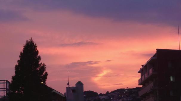 夕焼け 夕焼けの写真