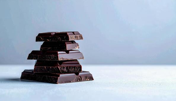 チョコレート、コピースペース チョコレート、コピースペースの写真