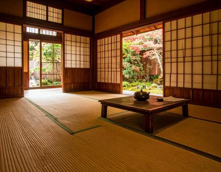 風情のある畳の部屋 風情のある畳の部屋の写真