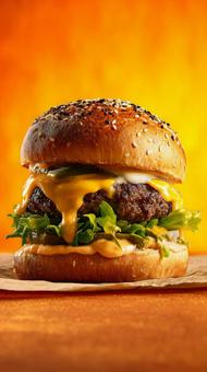 ハンバーガー ハンバーガーの写真