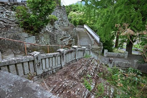 古い寺の石階段 地方,八十八ケ所,石階段の写真素材