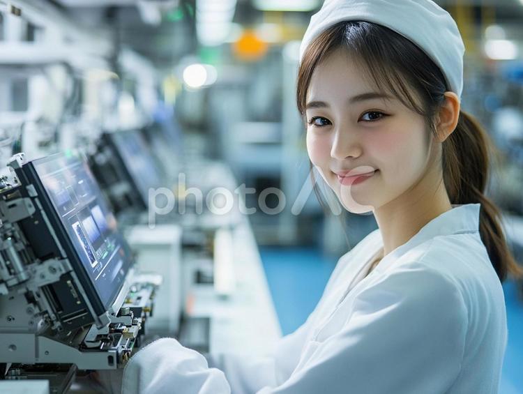 働く女性エンジニアのイメージ 女性,エンジニア,技術者の写真素材