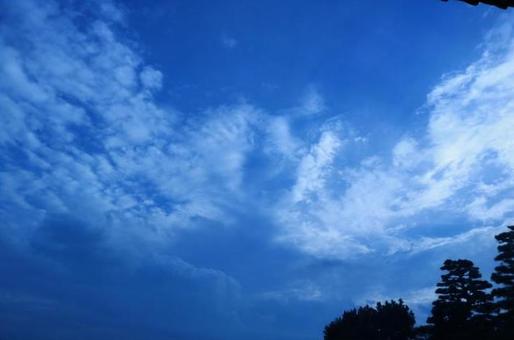 夏の終わりの空 夏の終わりの空の写真