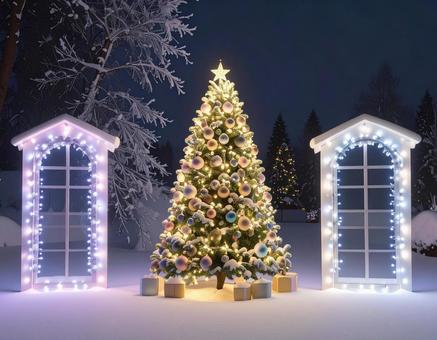 クリスマスツリー08 クリスマスツリー08の写真