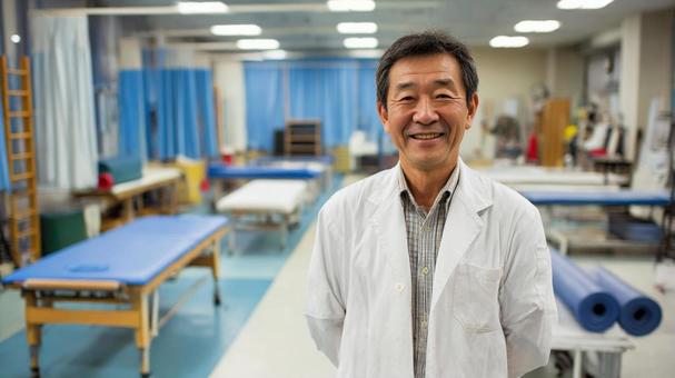 理学療法士の男性2 理学療法士の男性2の写真
