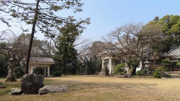 金生山神社　境内の風景 金生山神社,蔵王権現宮,神社仏閣の写真素材