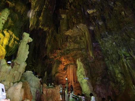 Photo, abukuma caves, tamura city, fukushima prefecture, limestone cave, 