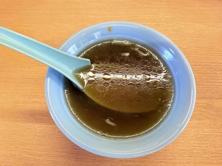 中華スープ レンゲ,食器,れんげの写真素材