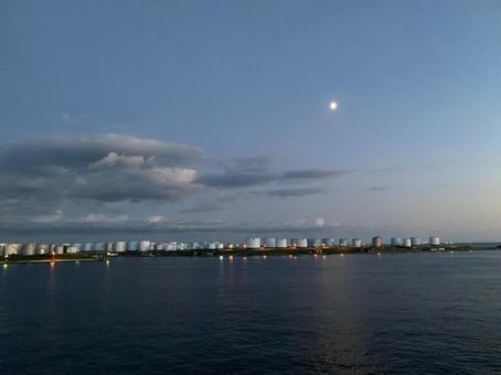 船からの景色2 船からの景色2 サンフラワー,船,大洗の写真素材