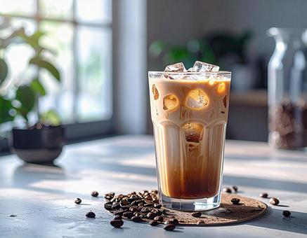 アイスコーヒーのイメージ アイスコーヒーのイメージの写真