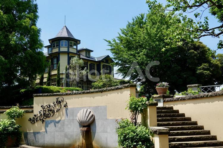 横浜・外交官の家② 山手イタリア山庭園,外交官の家,横浜の写真素材