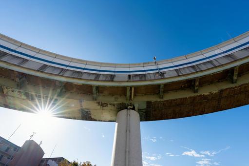 武庫川ランプ公園 兵庫県,西宮市,武庫川ランプ公園の写真素材