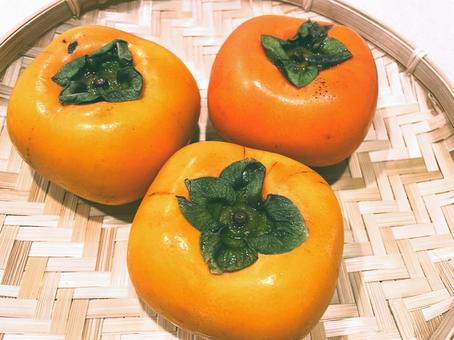 たねなし柿（和歌山県産）２３ 柿,たねなし柿,甘柿の写真素材