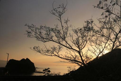 A beautiful sunset in Nishiizu, JPG A beautiful sunset in Nishiizu, JPG