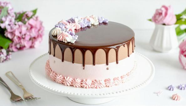 チョコレートケーキ チョコレートケーキの写真