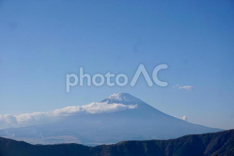箱根大涌谷から見える富士山 富士山,日本,大涌谷の写真素材