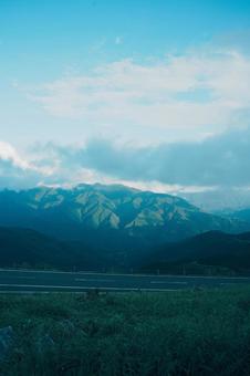 山と空 山と空の写真