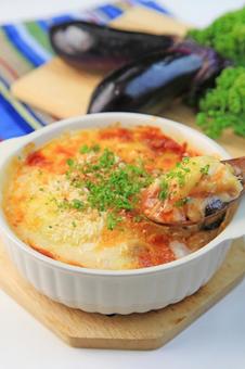 Photo, moussaka, greek food, vegetable dishes, 