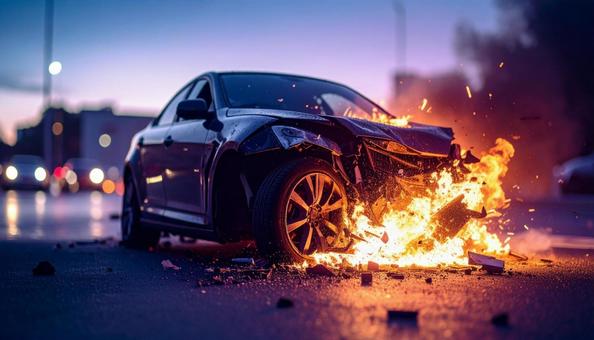 壊れた車 壊れた車の写真