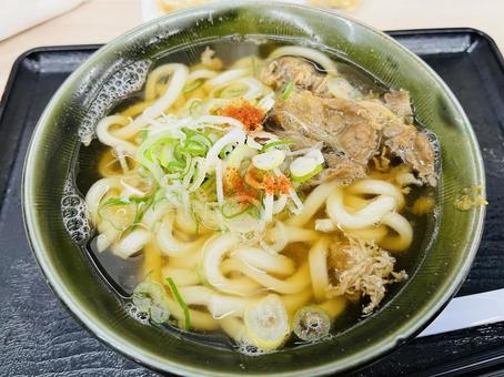 肉うどん 肉,うどん,七味の写真素材