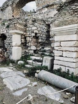 エフェソス遺跡の居住区 世界遺産,遺跡,トルコの写真素材