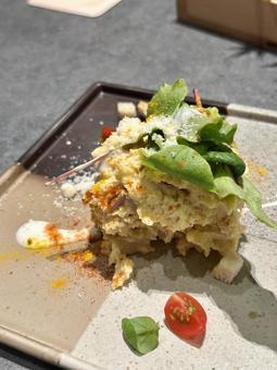 ハーブ香る創作こだわりポテサラ ハーブ香る創作こだわりポテサラ ポテトサラダ,サラダ,じゃがいもの写真素材