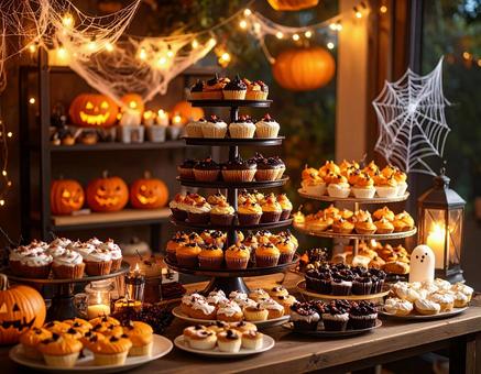 ハロウィンのスイーツパーティ 2 ハロウィンのスイーツパーティ 2の写真