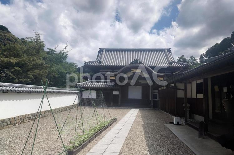 大阪府-金剛寺-本坊-大玄関 金剛寺,寺,天野山の写真素材