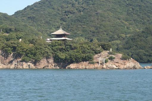 鞆の浦 海,風景,自然の写真素材