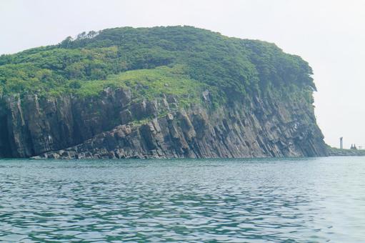 東尋坊2 東尋坊,柱状節理,日本海の写真素材