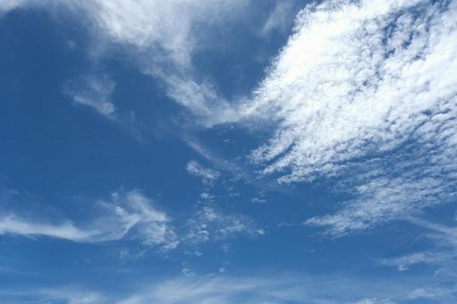 Photo, blue sky, cloud, clear weather, 