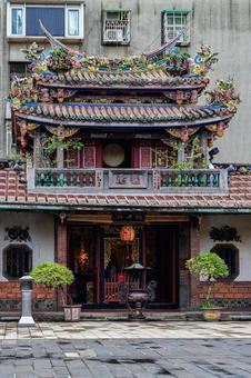 台湾・台北 大龍峒保安宮 台湾,台北,大龍峒の写真素材