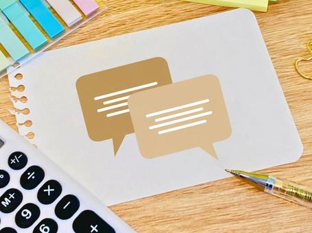 会話・2つの吹き出し 吹き出し,会話,対話の写真素材