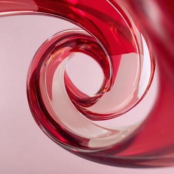 赤と透明な抽象的なデザイン 赤と透明な抽象的なデザインの写真