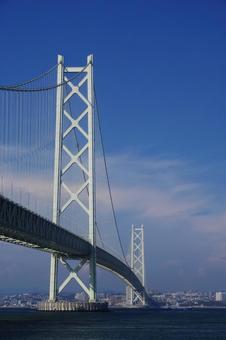 明石海峡大橋 明石海峡大橋 明石海峡大橋,淡路,兵庫の写真素材