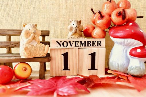 11月の木の実や果実のイメージ 11月の木の実や果実のイメージ 11月,十一月,カレンダーの写真素材