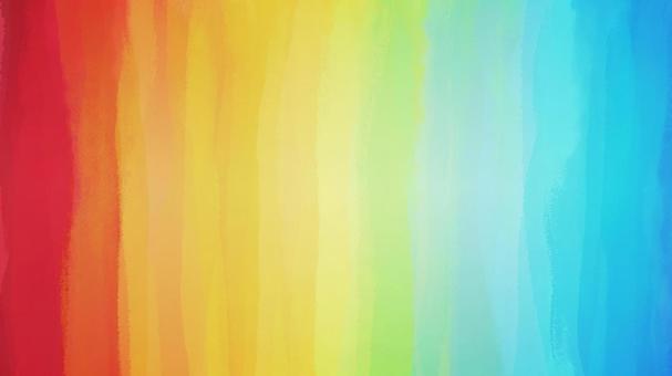 Rainbow watercolor background material, JPG Rainbow watercolor background material, colorful, rainbow-colored, pale, JPG
