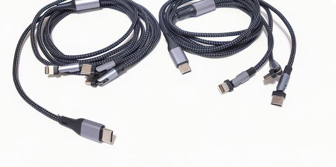 Photo, 3in1, charging cable, usb ー c, 