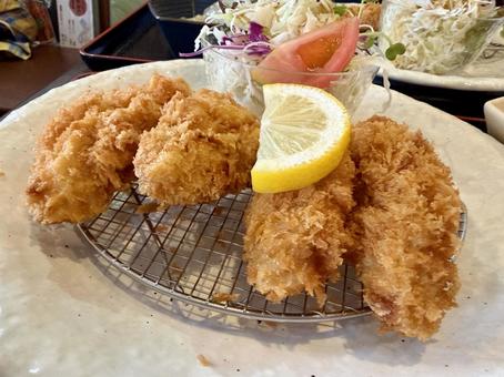 牡蠣フライ 牡蠣フライ 牡蠣フライ,牡蠣,カキフライの写真素材
