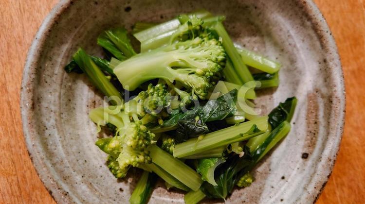 ブロッコリーと小松菜のおひたし ブロッコリー,小松菜,おひたしの写真素材