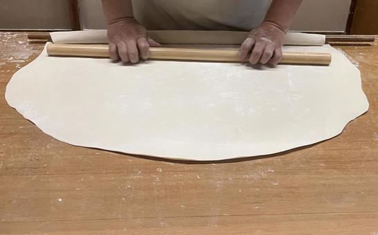 うどんの手打ち うどんの手打ちの写真