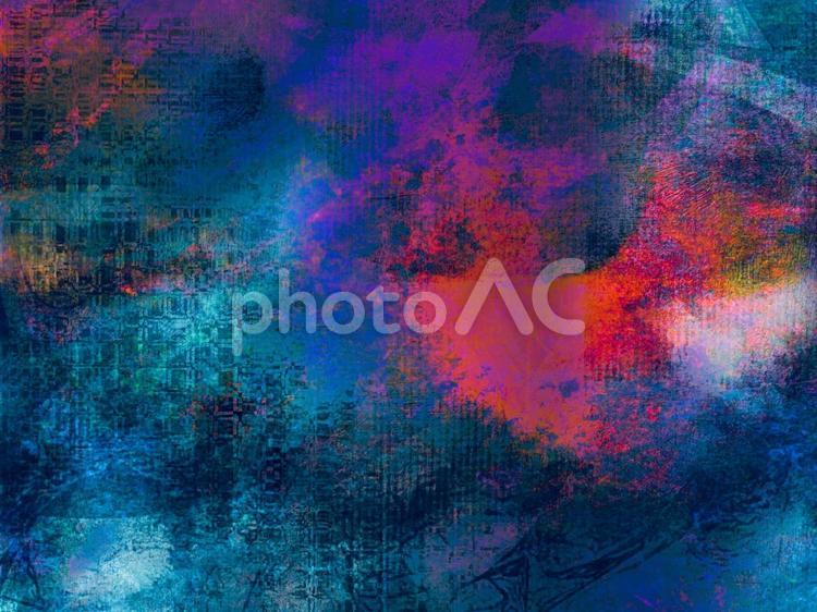 赤が印象的な背景素材 抽象,キャンバス,美術の写真素材