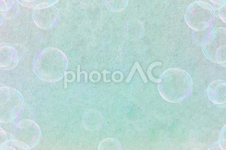 シャボン玉模様の薄緑色和紙 和紙,黄緑,薄緑色の写真素材