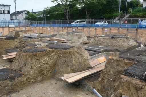 工事現場 工事現場の写真