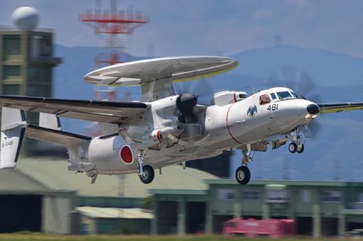 Photo, e2d, japan air self-defense force, early warning machine, 